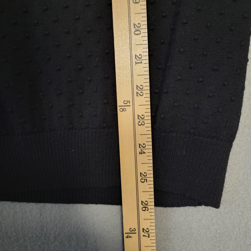 Maison Scotch Scotch & Soda Wanderlust Black Dot Textured Knit Sweater Size 2 - Picture 7 of 9